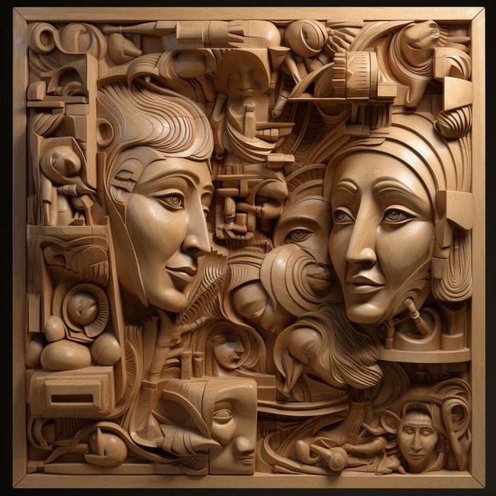 نموذج ثلاثي الأبعاد لآلة CNC 3D Art 